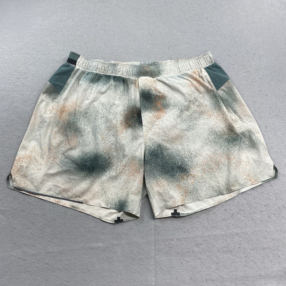 Lululemon Surge Shorts Mens 32 Multi Spray Dyed 5" Lined Athletic Training Gym